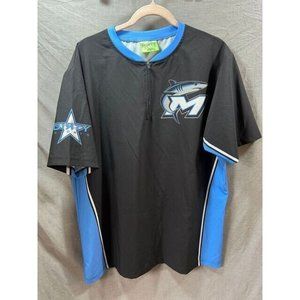 Florida Makos Shirt Adult Extra‎ Large Black Blue Short Sleeve Pullover Tee Mens